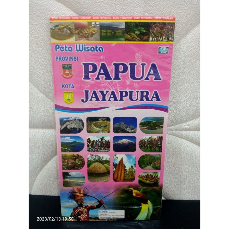 Jual Peta Wisata Provinsi Papua Kota Jayapura Shopee Indonesia