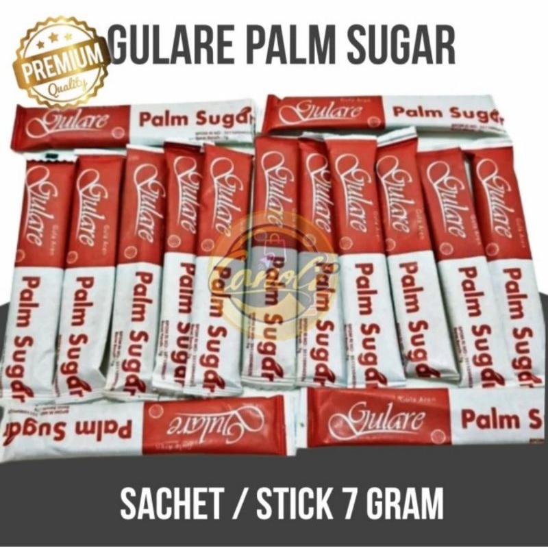 Jual Gulare Palm Sugar Sachet Stick Gr Gula Aren Brown Sugar Gr