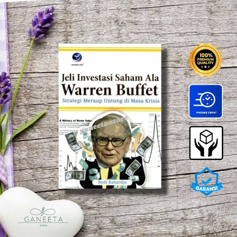 Jual Buku Jeli Investasi Saham Ala Warren Buffet Penulis Budi Raharjo