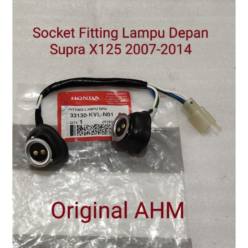 Jual Socket Fitting Lampu Depan Supra X Ori Ahm Kvl N