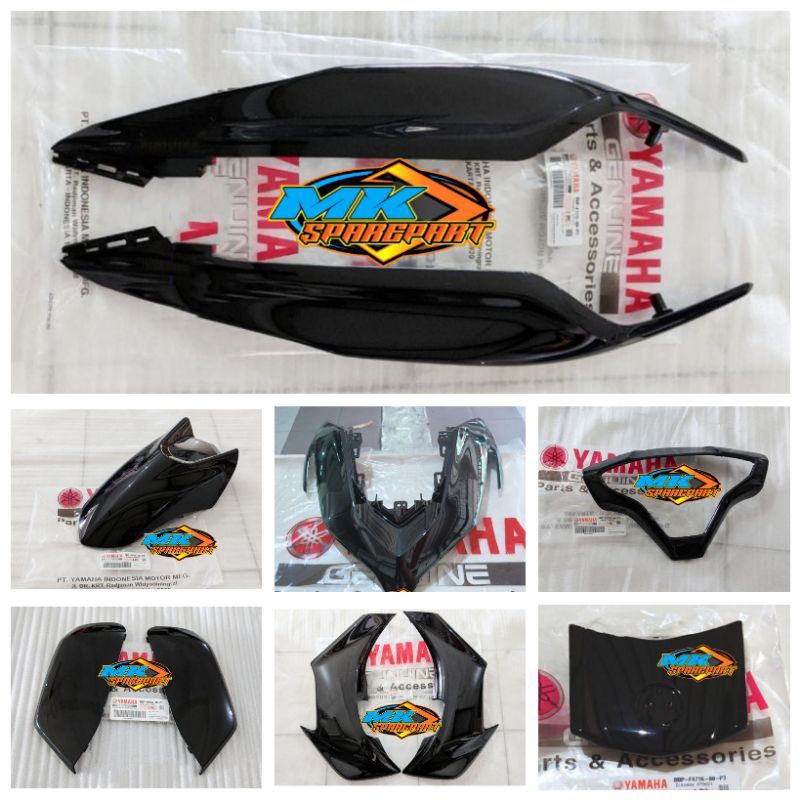 Jual Paket Full Set Body Halus Aerox 155 New Connected 2021 2022 Hitam