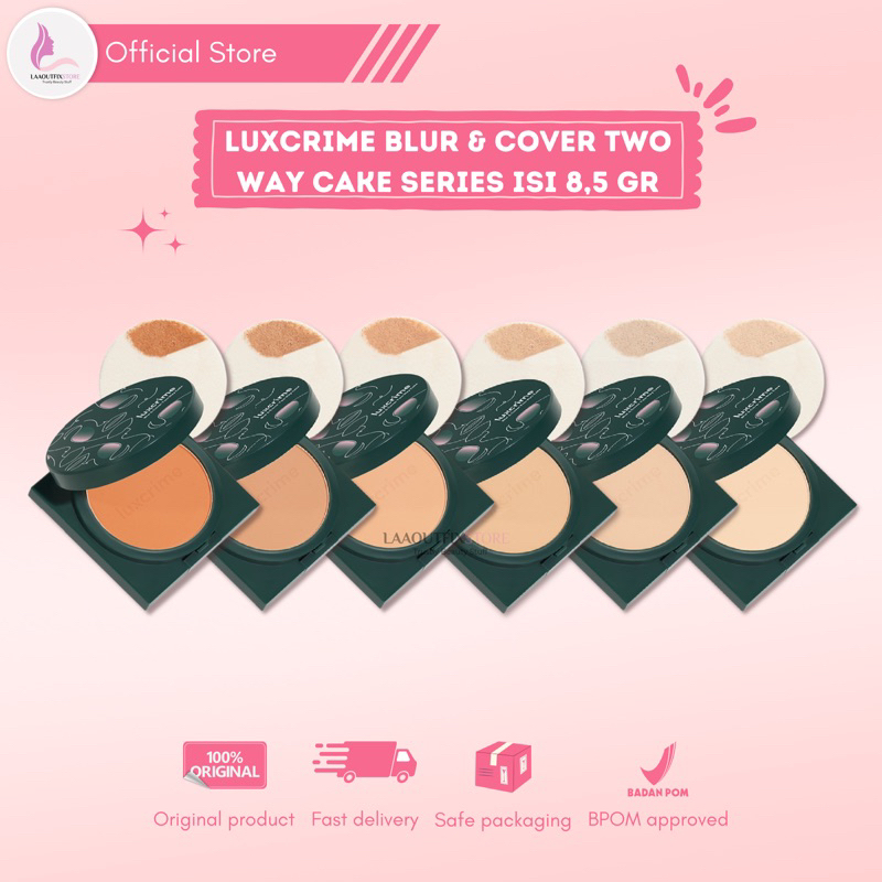 Jual Luxcrime Blur Cover Two Way Cake Series Isi Gram Shopee