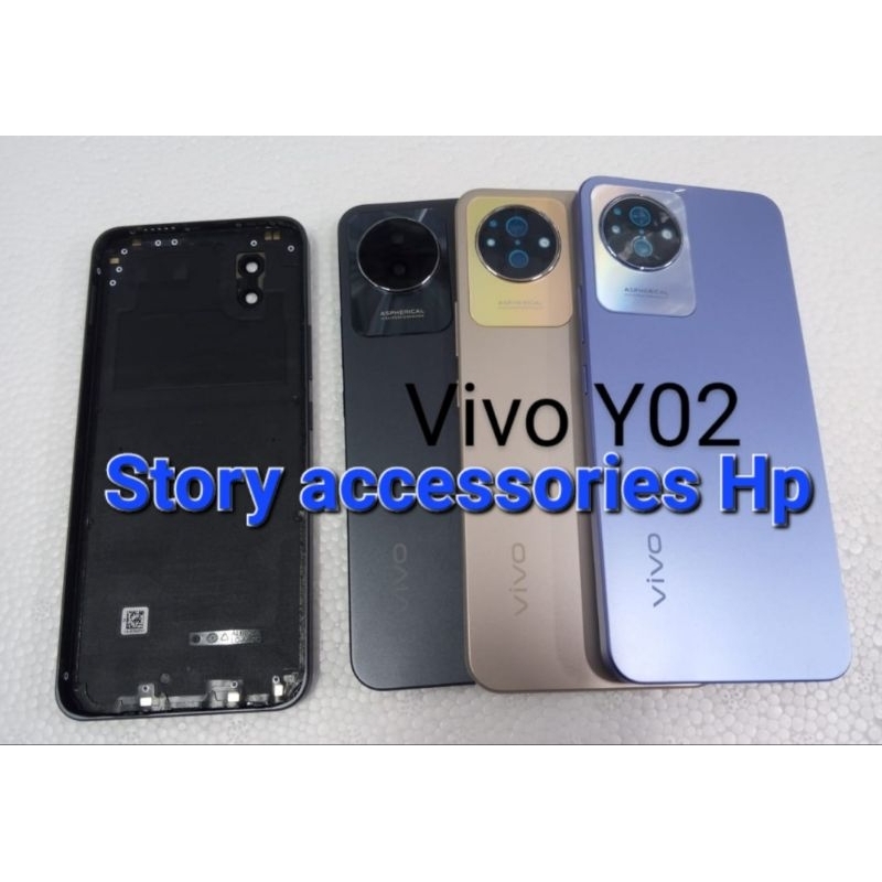 Jual Kesing Back Casing Housing Backdoor Fullset Vivo Y02 2022 Shopee