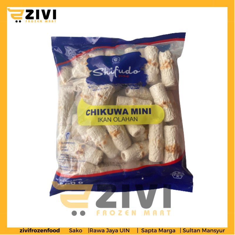 Jual Shifudo Chikuwa Mini 500g Ikan Olahan Frozen Food Palembang