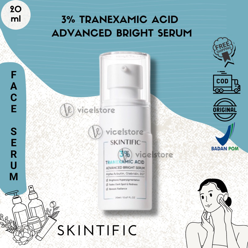 Jual SKINTIFIC 3 Tranexamic Acid Advanced Bright Serum 20 Ml