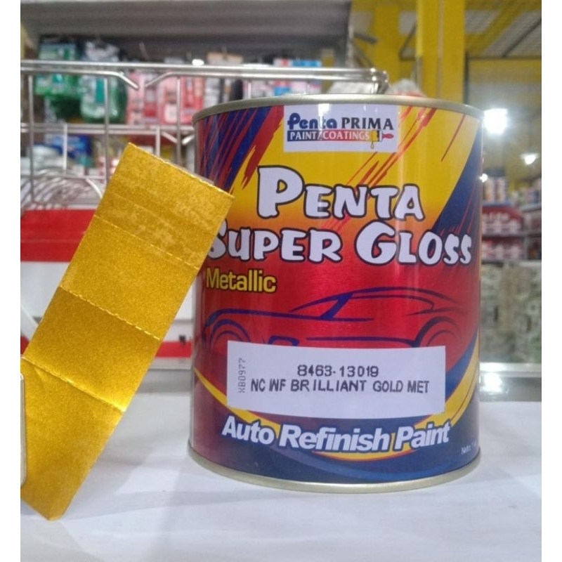 Jual Cat Penta Super Gloss Wf Brilliant Gold Met Kg Shopee