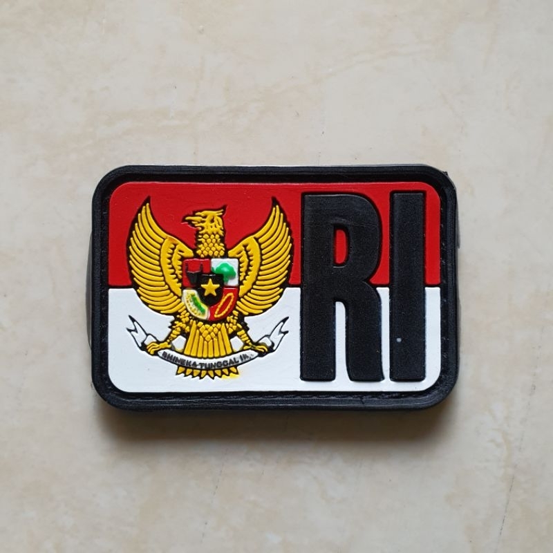 Jual Patch Rubber Logo Garuda Indonesia Nkri Tempelan Emblem Karet