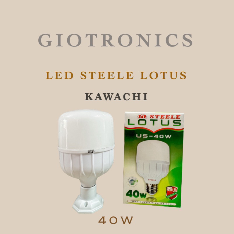 Jual LED Steele 40 WATT US 40W Bohlam Kapsul Lotus Kawachi Shopee