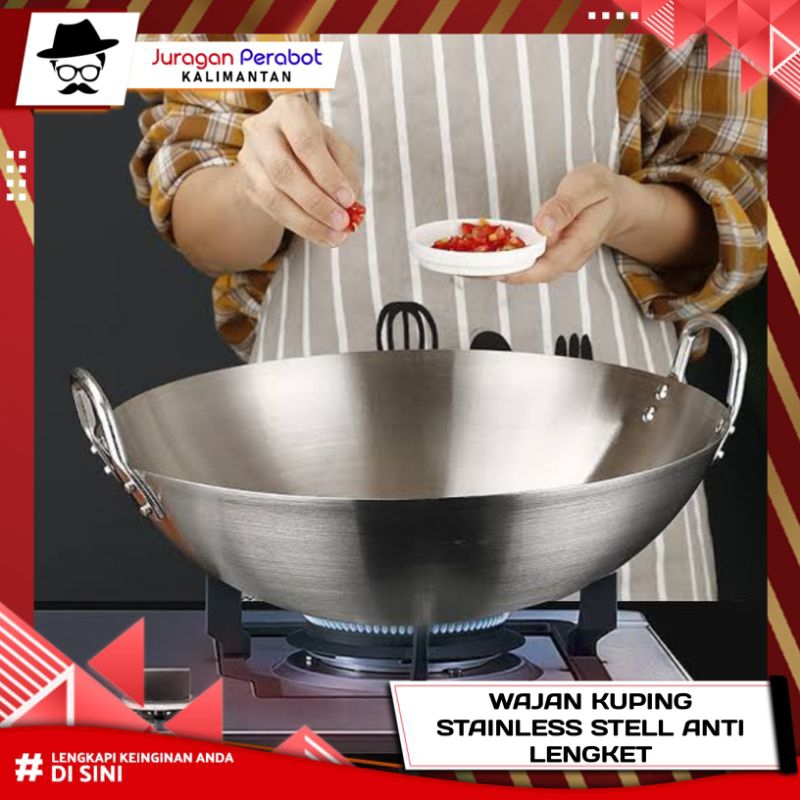 Jual Wajan Stainless Anti Lengket Happy Fun Wajan Stainless Berbagai