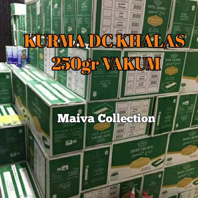 Jual Kurma Date Crown Khalas Gr Press Vakum Exp Dc Khalas Gr