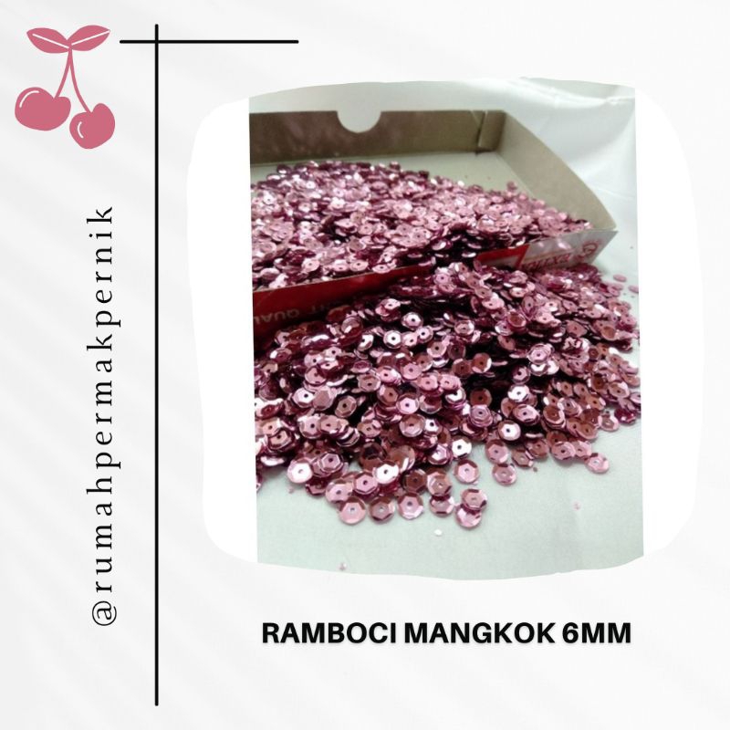 Jual Payet Ramboci Manik Manik Mangkok 6 Mm Shopee Indonesia