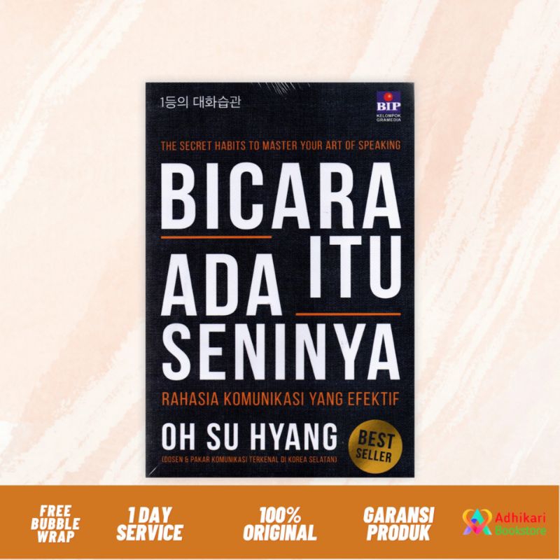 Jual BUKU BICARA ITU ADA SENINYA ORI KARYA OH SU HYANG Shopee Indonesia