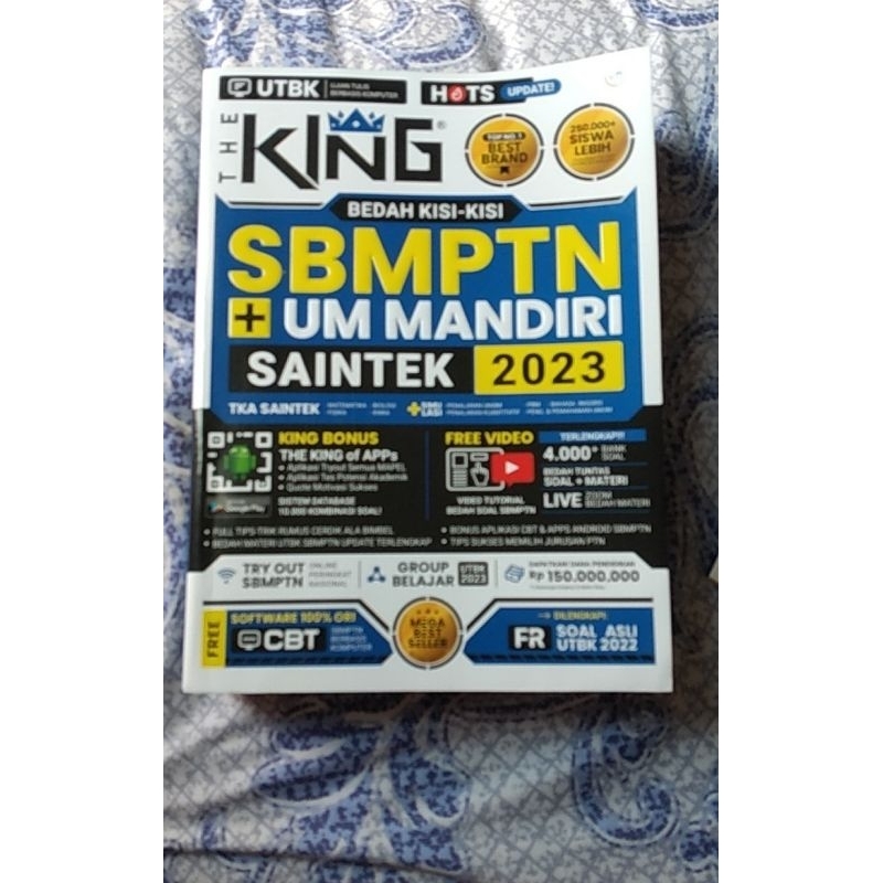 Jual Buku Sbmptn The King Saintek New Ori The King Saintek