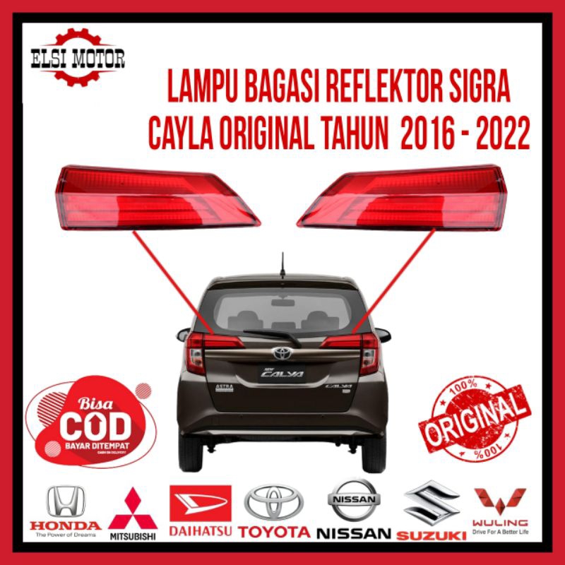 Jual Lampu Bagasi Belakang Sigra Cayla Original Tahun 2016 2017 2018