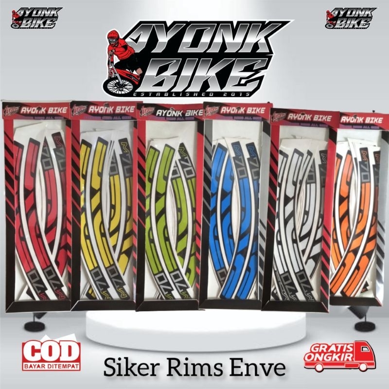 Jual Stiker Rims Felk Enve Sepeda Mtb Downhill Shopee Indonesia