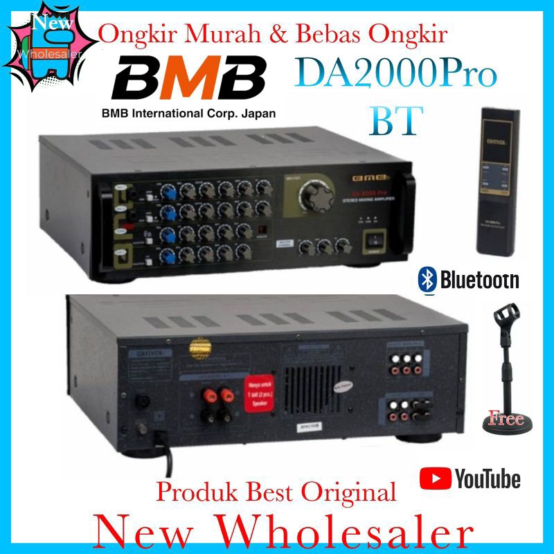 Jual Amplifier Karaoke BMB DA2000Pro Bt Bluetooth Original Da 2000 Pro