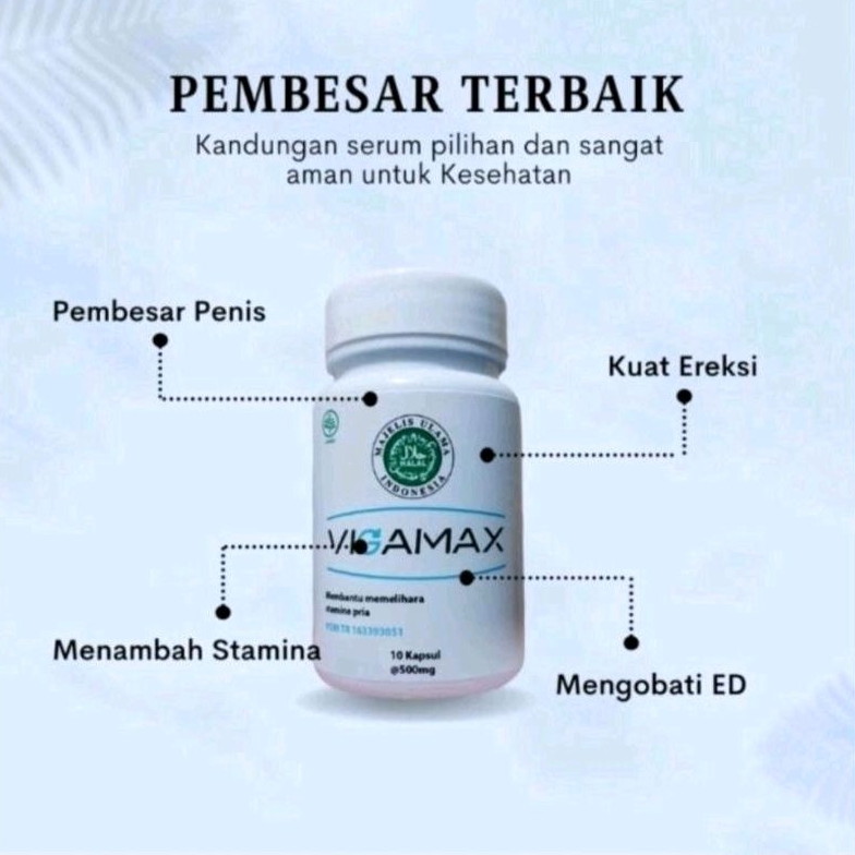 Jual NEW VIGAMAX ASLI 100 ORIGINAL OBAT KUAT PEMBESAR PEMANJANG PENIS