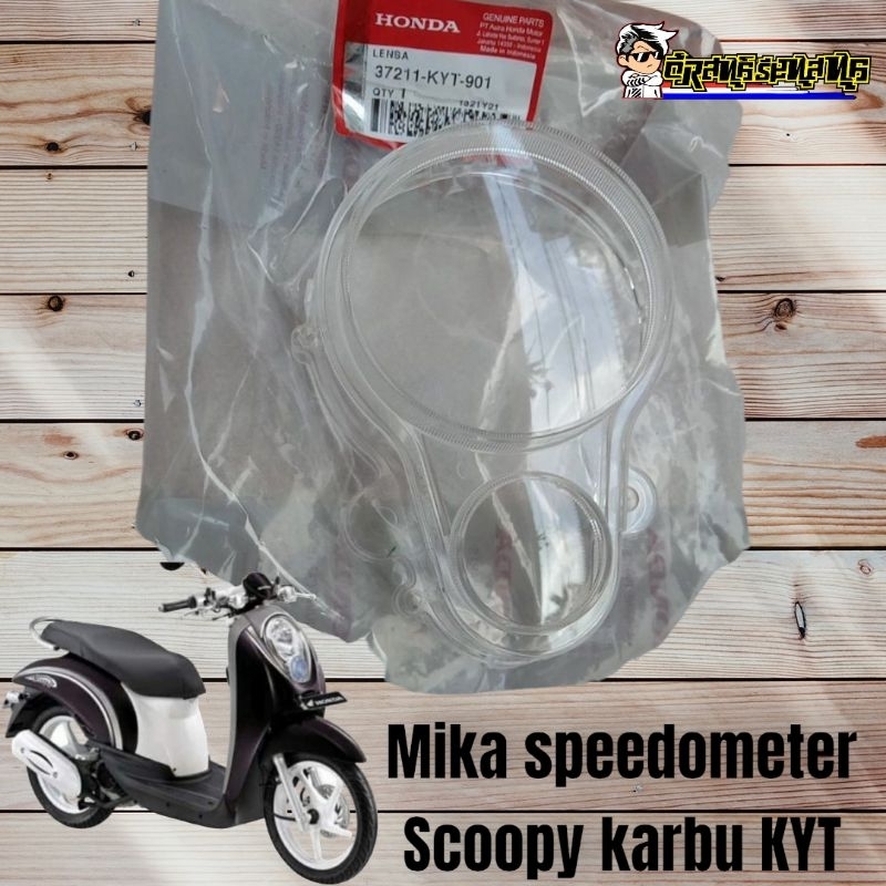 Jual Mika Kaca Speedometer Scoopy Karbu Kyt Original Shopee Indonesia