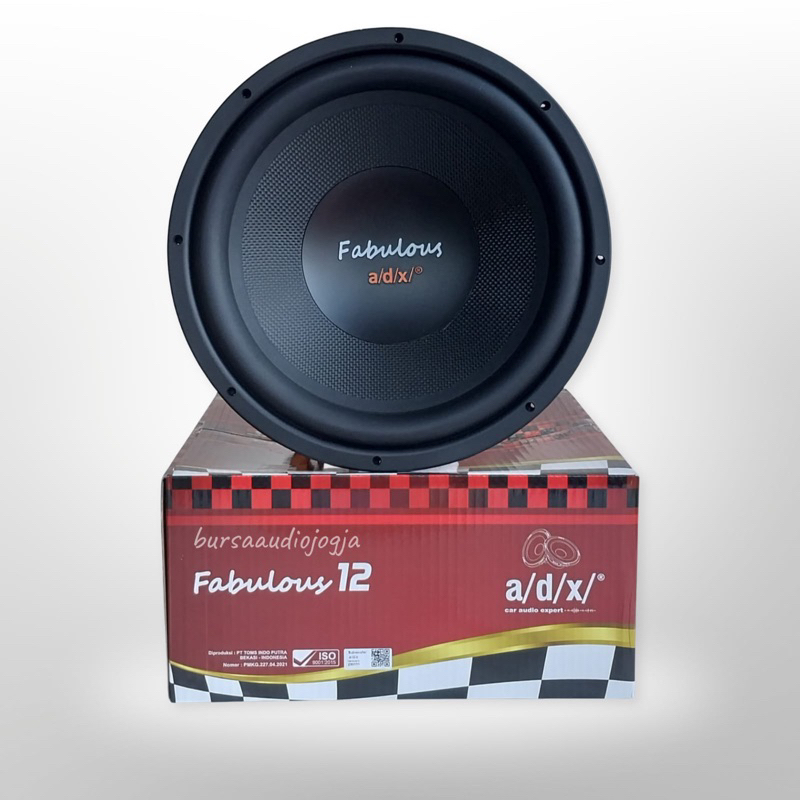 Jual Subwoofer ADX Fabulous 12 Inch Double Coil READY STOCK Shopee