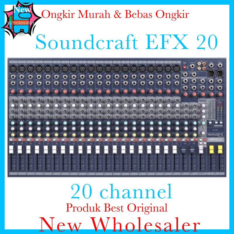 Jual Mixer Audio Soundcraft Efx Mixing Bit Line New Efx