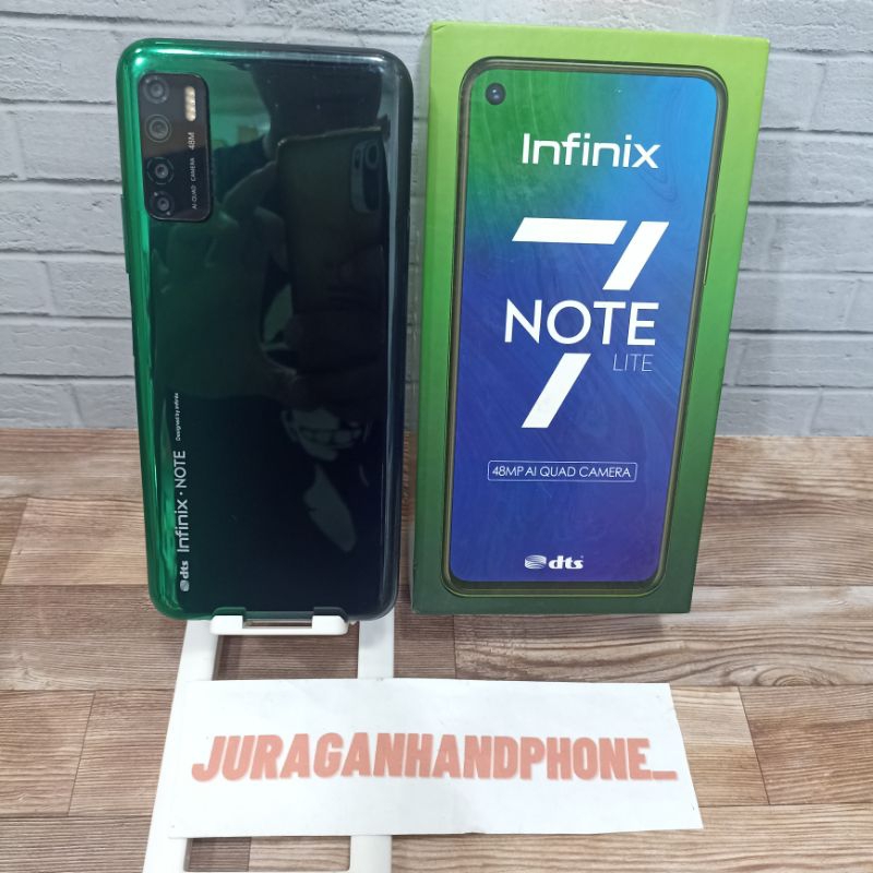 Jual Infinix Note 7 Lite Ram 4Gb Internal 128Gb HP Second Seken Bekas