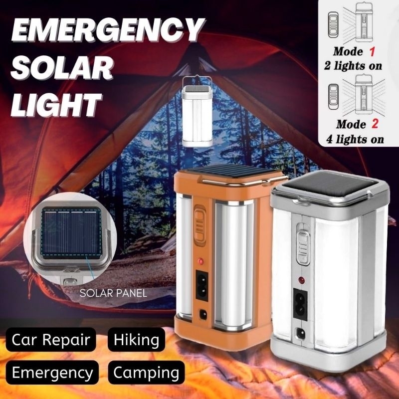 Jual Lampu Emergency Lentera Emergency 4 Sisi 40 Watt PUSH ON YG 7977