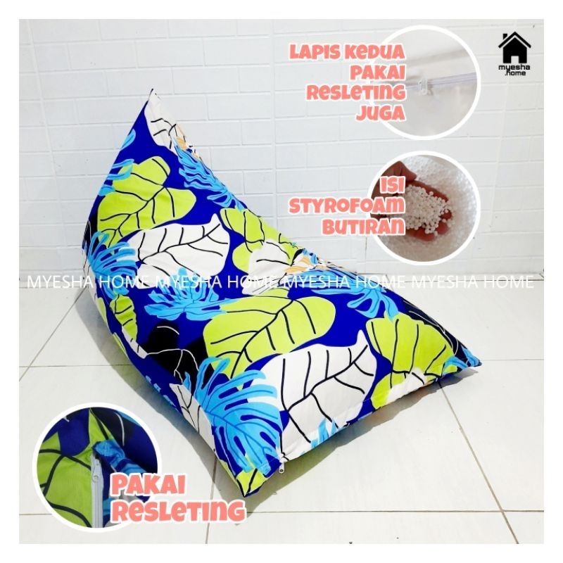 Jual Bean Bag Sofa Plus Isi Size Dewasa Kursi Santai Motif Minimalis