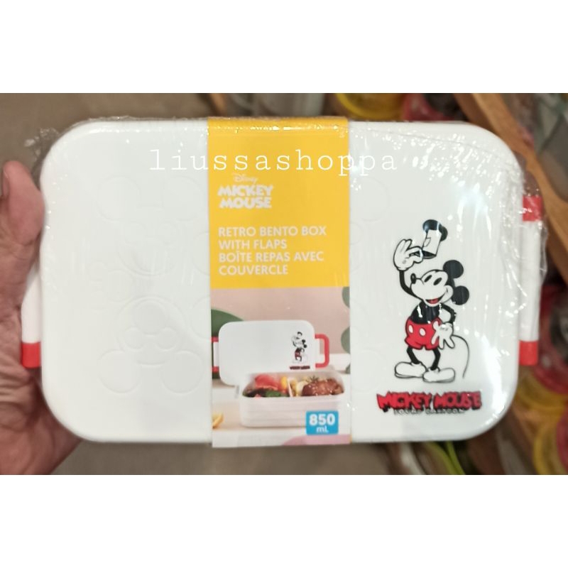 Jual Bento Box Miniso Mickey Mouse Collection Retro Bento Box With