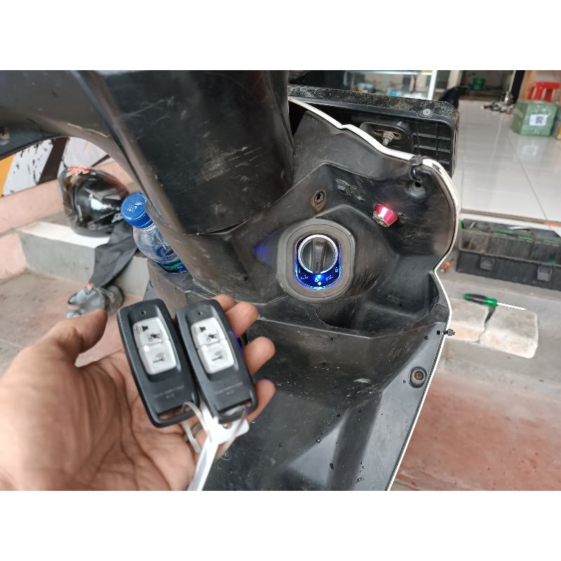 Jual Keyless Honda Beat Pakai Scu Dan Remot Pcx Shopee Indonesia