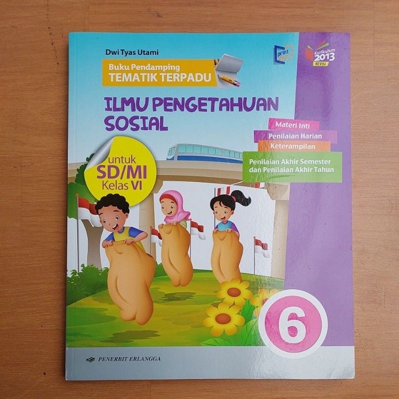 Jual Buku Pendamping Tematik Terpadu Ips Untuk Sd Kelas Vi Shopee