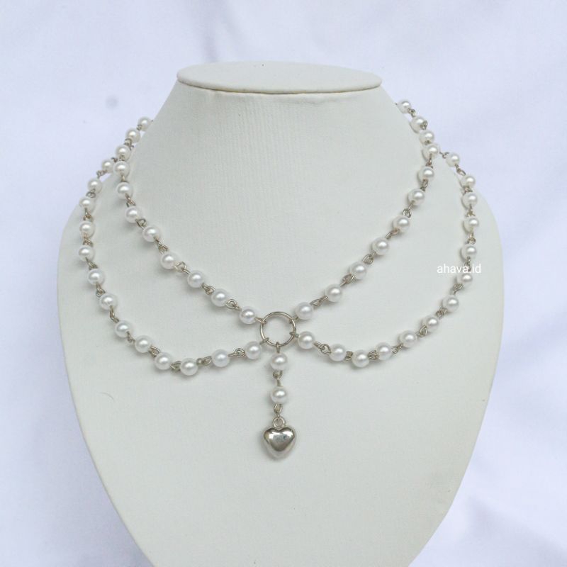 Jual Ethereal Necklace Beads Necklace Kalung Manik Chocker Shopee