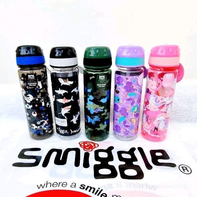 Jual ORIGINAL Smiggle Hide Drift Drink Up Bottle 650ml Botol Minum