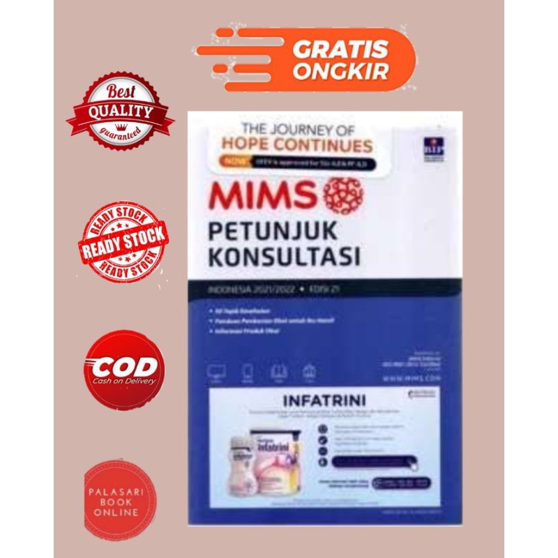 Jual Buku MIMS Petunjuk Konsultasi Indonesia Tahun 2021 2022 Edisi 21