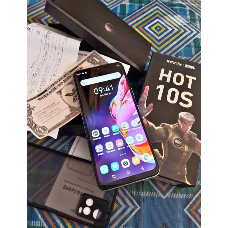 Jual INFINIX HOT 10S 6 128 SECOND FULLSET MULUS Shopee Indonesia