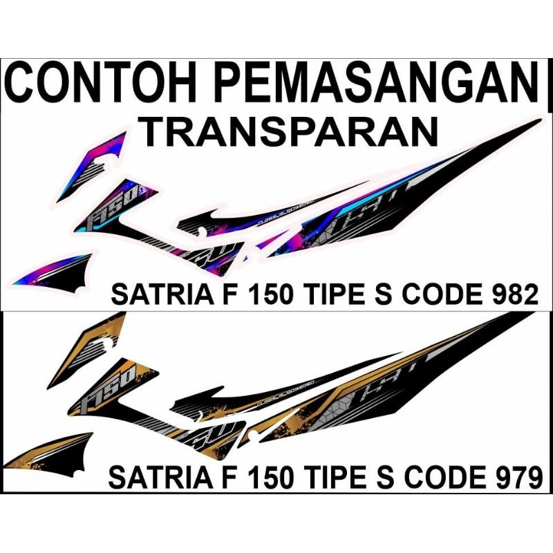 Jual Striping Satria F S Shopee Indonesia