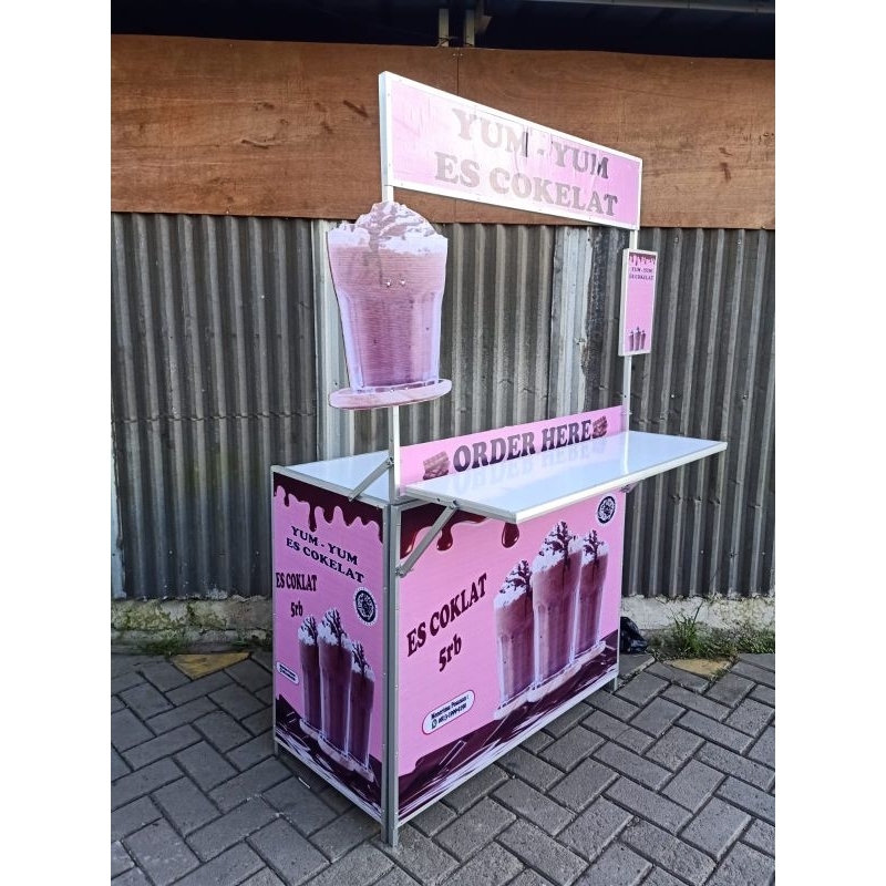 Jual Meja Lipat Meja Jualan Booth Portable Stand Booth Gerobak