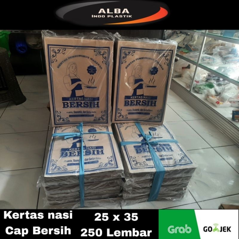 Jual Kertas Nasi Cap Bersih 25x35 Shopee Indonesia