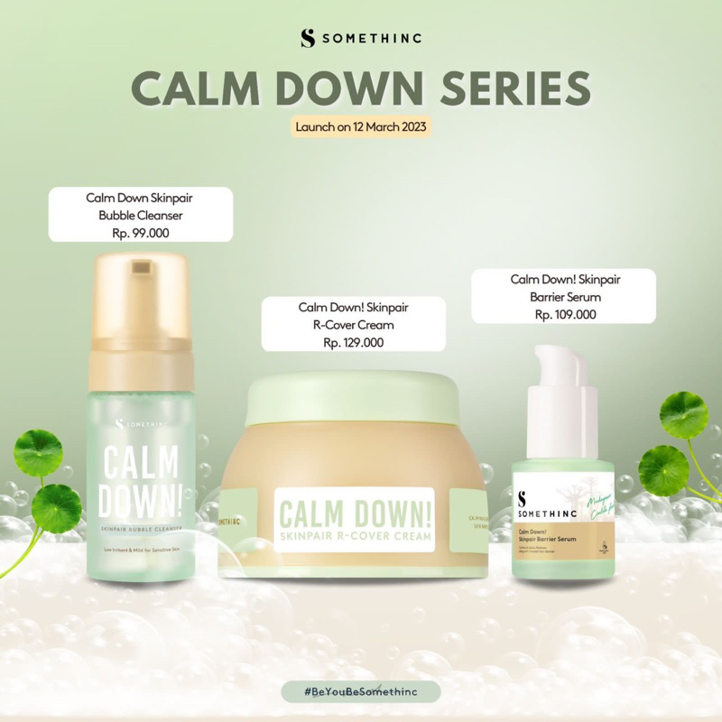 Jual Somethinc Calm Down Bubble Cleanser R Cover Cream Skinpair