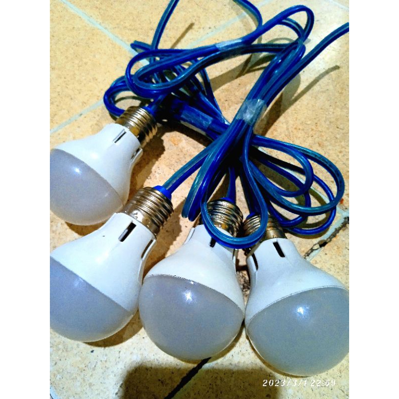 Jual Lampu Led Aki 12V Led 7 Watt Nyala Super Terang Shopee Indonesia