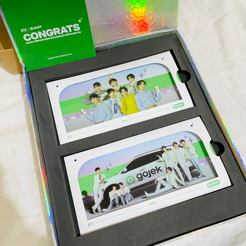 Jual Bts X Gojek Postcard Limited Edition Bts Post Card Shopee