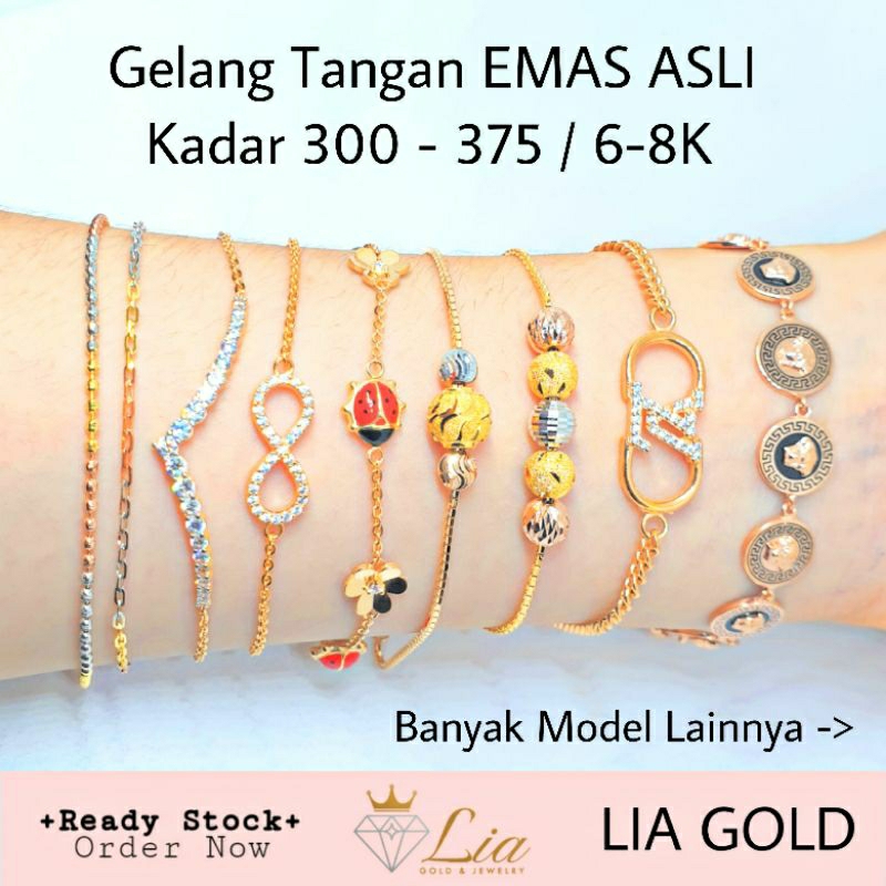 Jual Gelang Tangan Emas Asli Kadar Toko Mas Lia Gold Bekasi