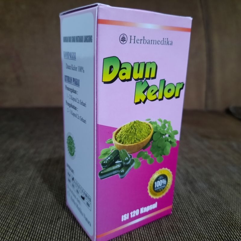 Jual Kapsul Daun Kelor Herbamedika Isi 120 Kapsul Shopee Indonesia