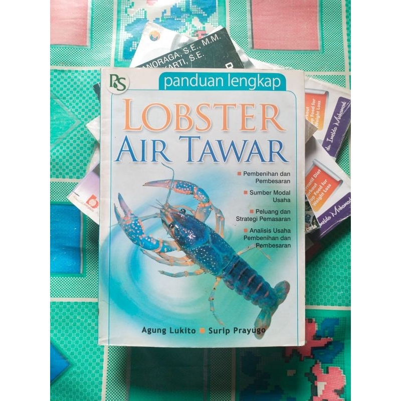 Jual Buku Ori Peternakan Panduan Lengkap Lobster Air Tawar Pembenihan