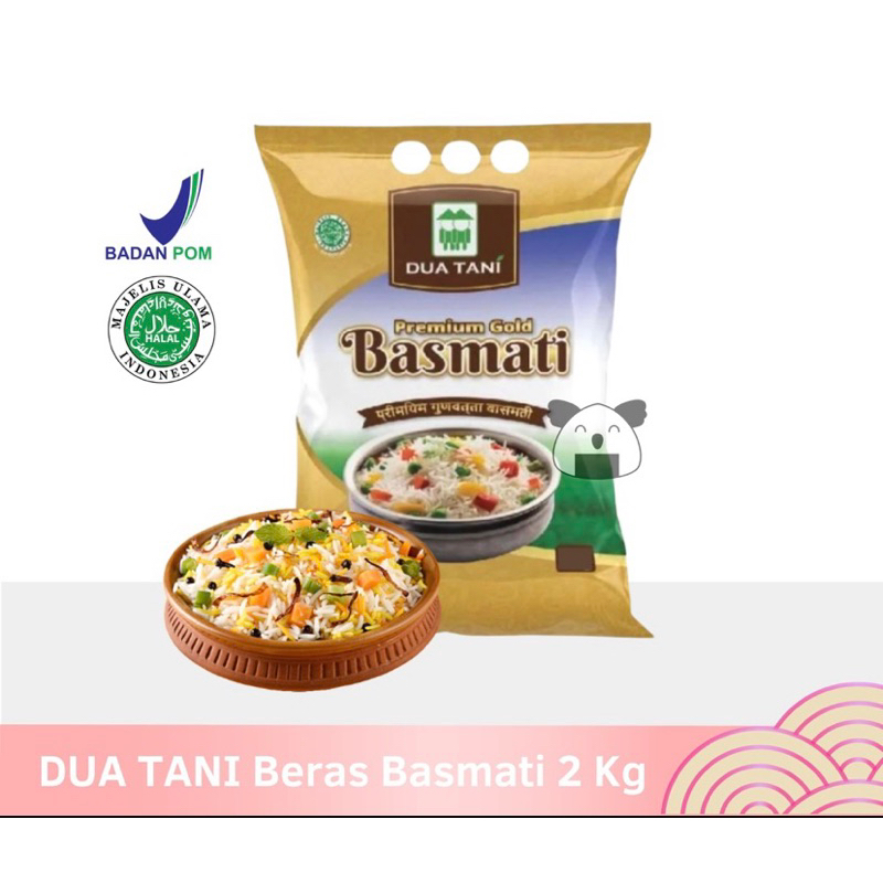 Jual Dua Tani Beras Basmati Premium Gold Kg Shopee Indonesia