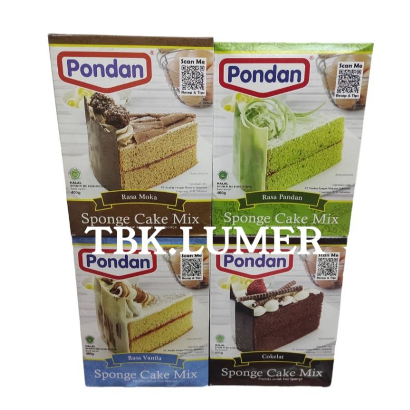 Jual PONDAN SPONGE CAKE MIX 400gr Shopee Indonesia