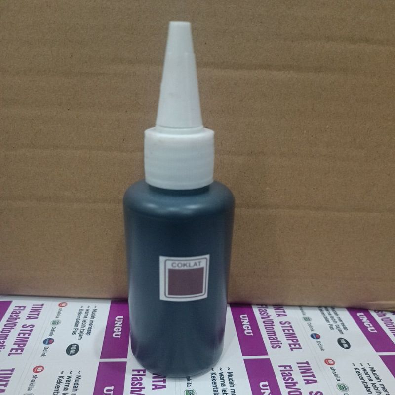 Jual TINTA STEMPEL WARNA FLASH 100ML ALL VARIANT WARNA BEST QUALITY