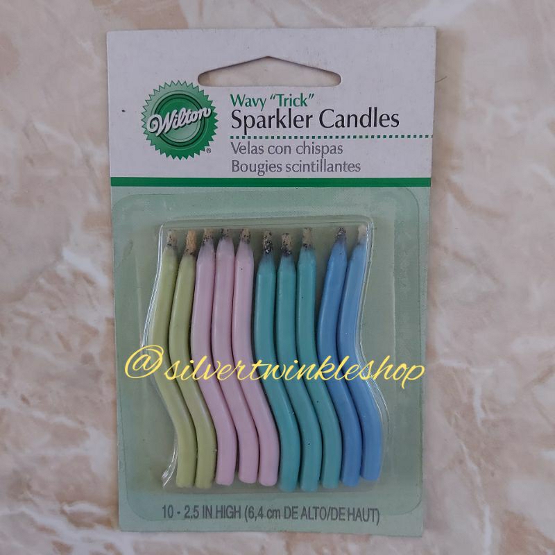 Jual Lilin Magic Relighting Candle Spiral Ulir Warna Pastel Macaron