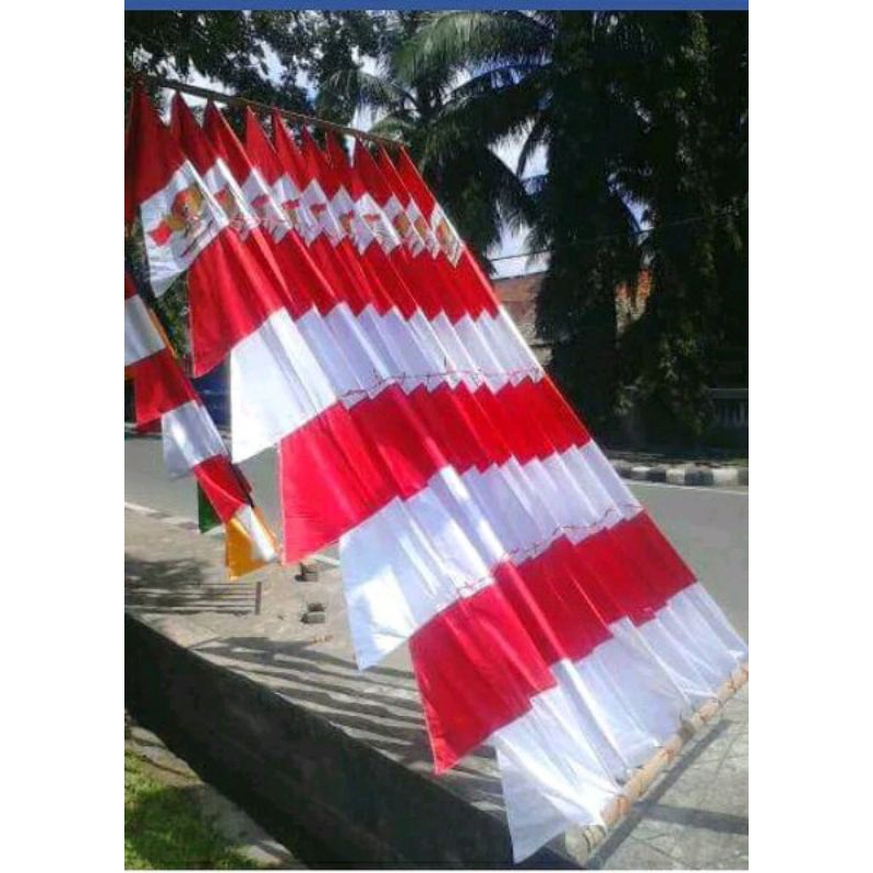 Jual Bendera Umbul Umbul Merah Putih 6 Mata 8 Mata 10 Mata Shopee