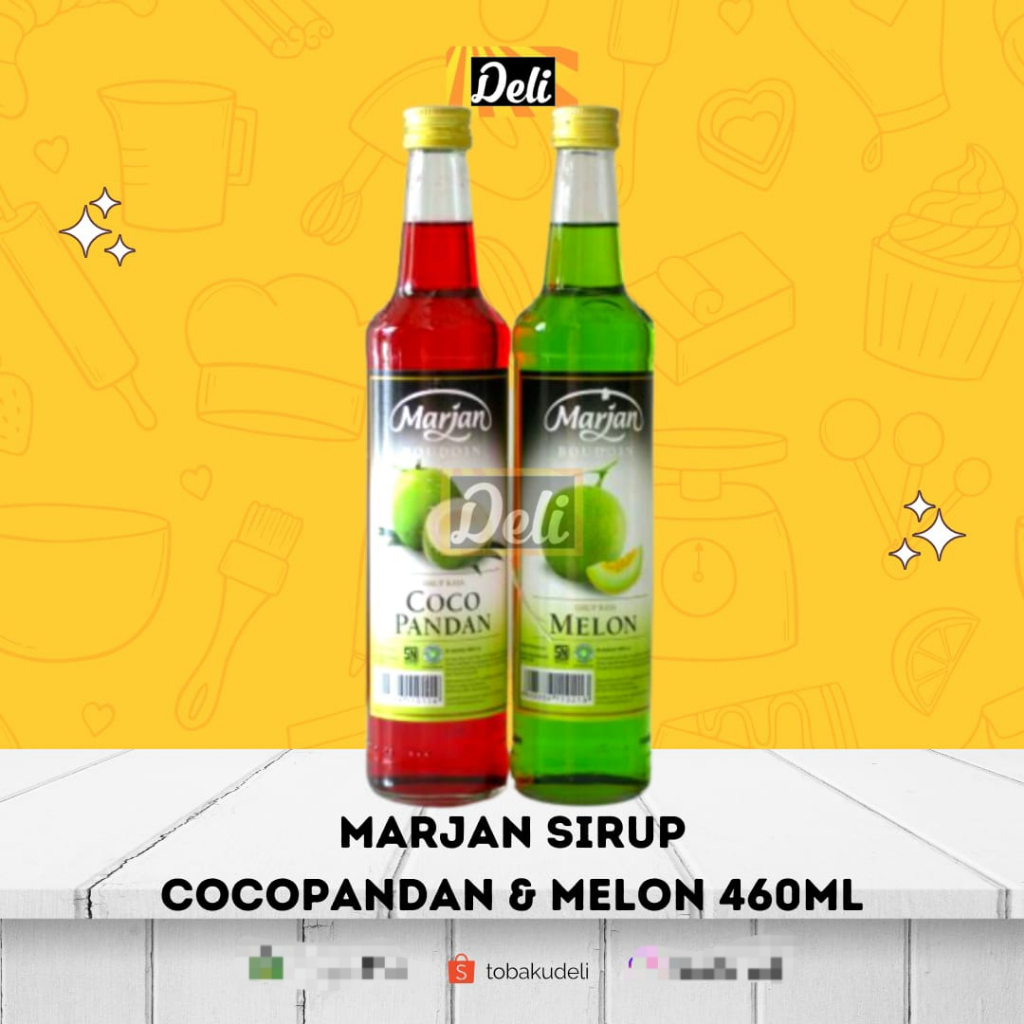 Jual Marjan Sirup Cair Minuman 460ml Cocopandan Dan Melon Shopee