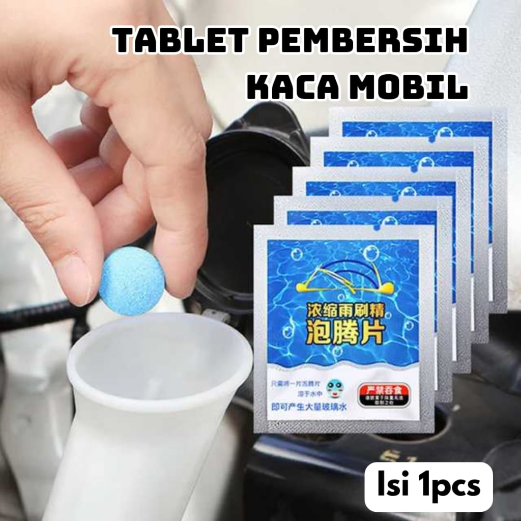 Jual Az Tablet Sabun Pembersih Kaca Wiper Mobil Glass Cleaner Shopee